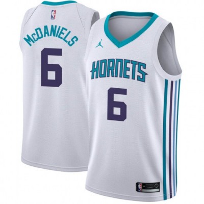 Nike Charlotte Hornets #6 Jalen McDaniels White Youth NBA Jordan Swingman Association Edition Jersey